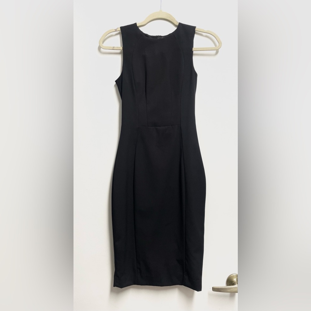 H&M Fitted Black Business Dress XS (extra small) Size 2